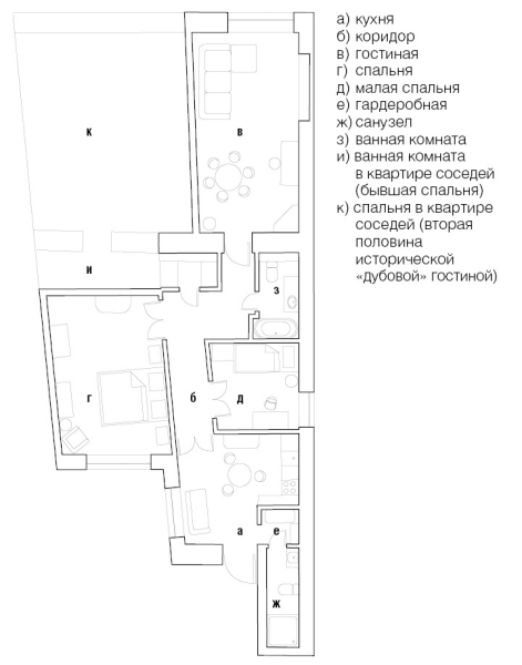 Восстановили исторические детали и создали утраченные: интерьер квартиры в Санкт-Петербурге в доходном доме начала XX века