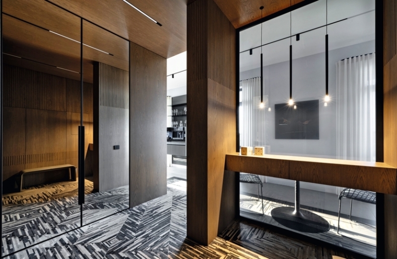 На слиянии двух рек: современный пентхаус в Омске