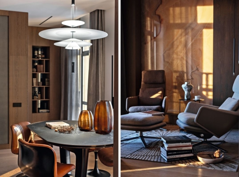 На слиянии двух рек: современный пентхаус в Омске