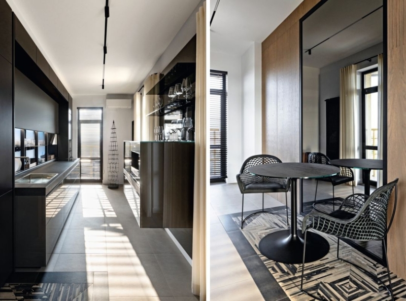 На слиянии двух рек: современный пентхаус в Омске