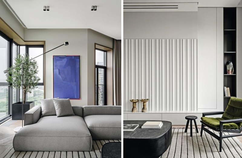 Брутальная и динамичная: квартира для современного молодого человека