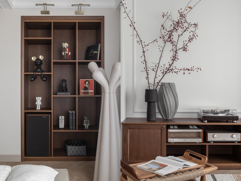 По мотивам американской классики с яркими элементами: квартира в Красноярске