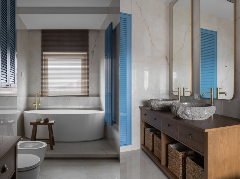 По мотивам американской классики с яркими элементами: квартира в Красноярске