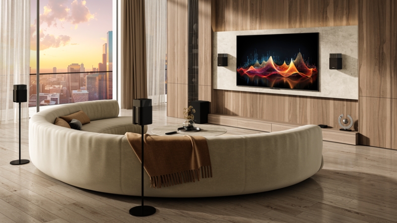 Сердце гостиной: как оформить потрясающую ТВ-зону дома