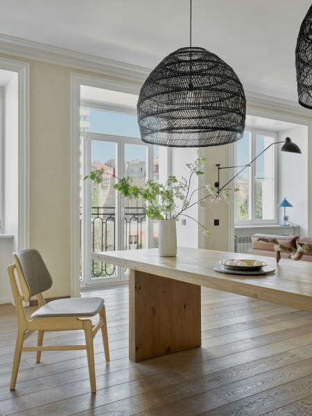 Скандинавский минимализм с японскими мотивами и французской душой: квартира в Нижнем Новгороде