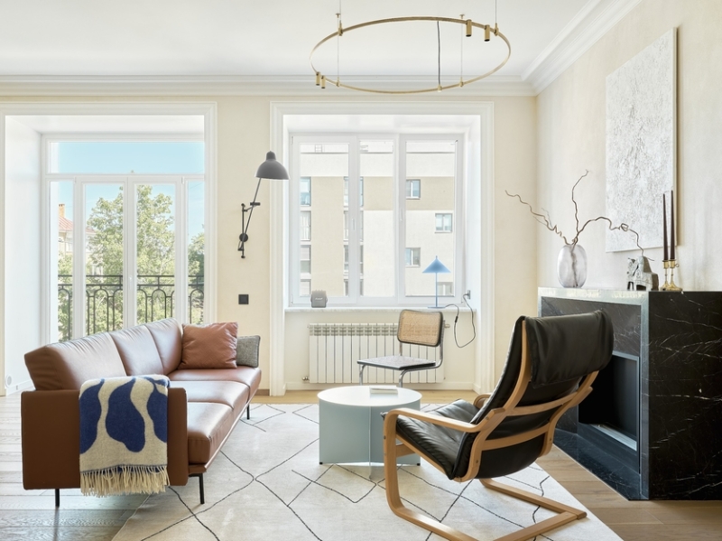 Скандинавский минимализм с японскими мотивами и французской душой: квартира в Нижнем Новгороде