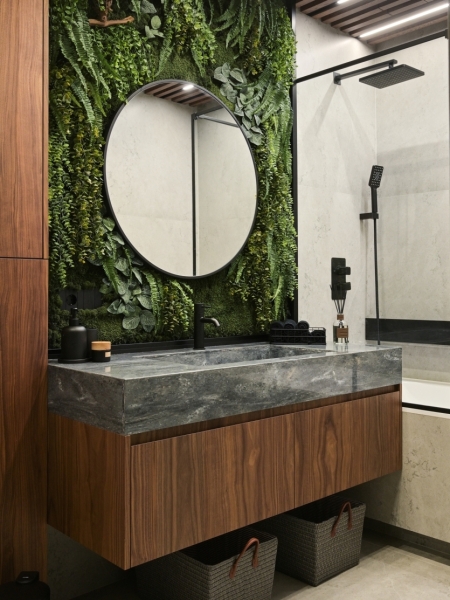 Уютная мужская «берлога» с природными акцентами: квартира в Санкт-Петербурге