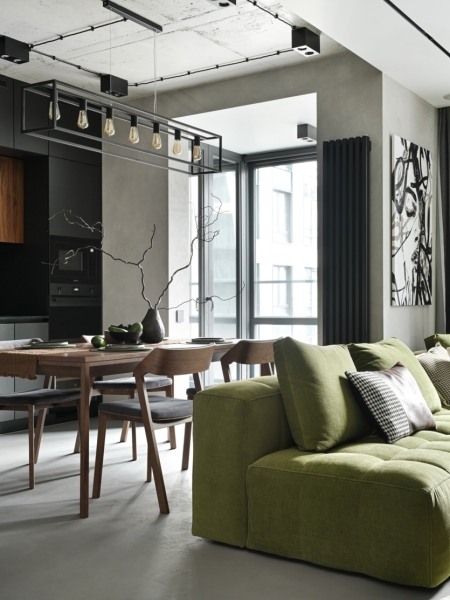 Уютная мужская «берлога» с природными акцентами: квартира в Санкт-Петербурге