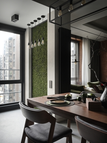 Уютная мужская «берлога» с природными акцентами: квартира в Санкт-Петербурге