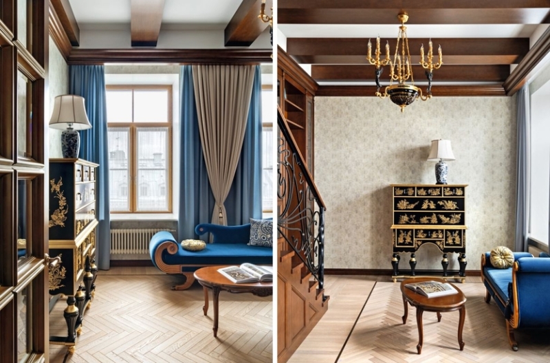 История и современный комфорт: квартира в духе петербургской классики