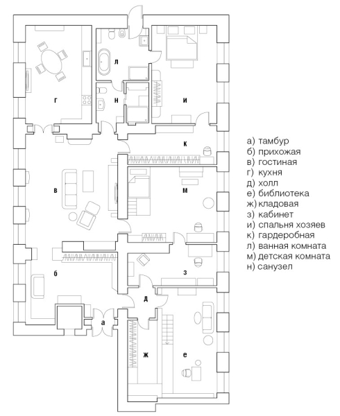 История и современный комфорт: квартира в духе петербургской классики