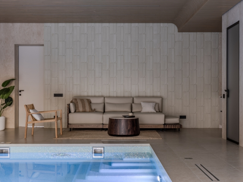 Минималистичный и функциональный дом со спа-комплексом