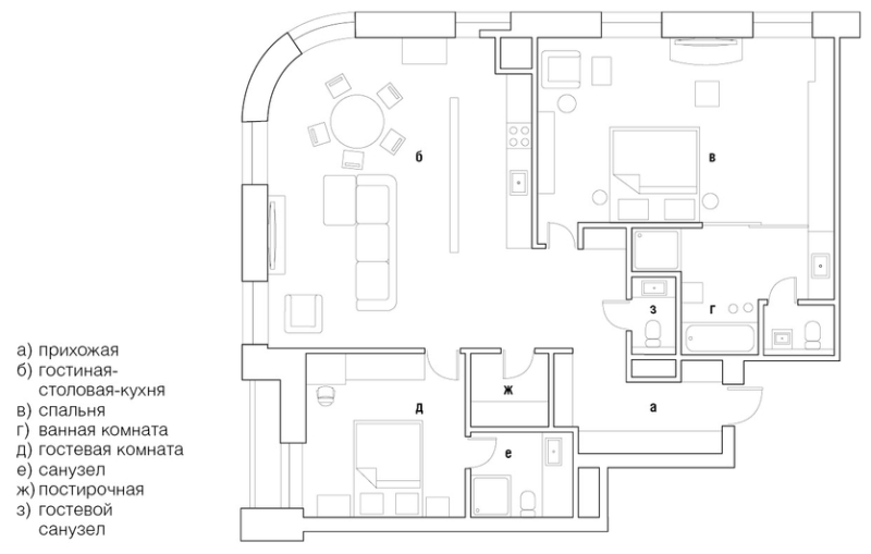 Ничего «слишком»: респектабельный современный интерьер для взрослой семейной пары