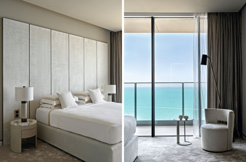 Европейский минимализм в Дубае: интерьер для семейного отдыха