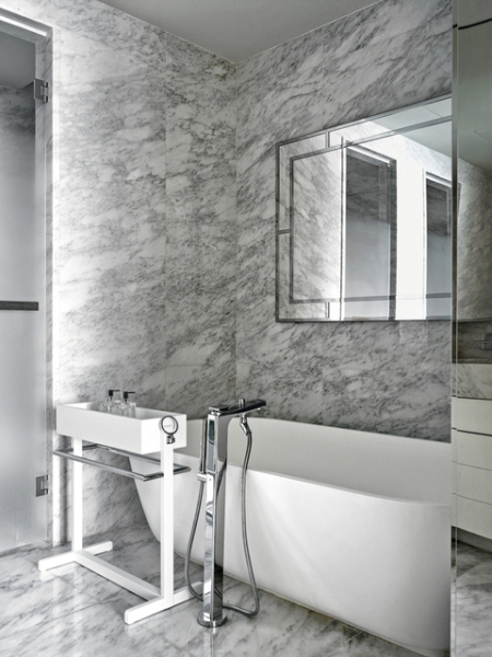 Европейский минимализм в Дубае: интерьер для семейного отдыха