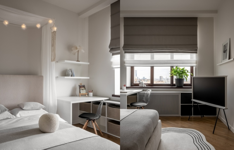 Современная классика с яркой харизмой: реновация квартиры для семьи из пяти человек