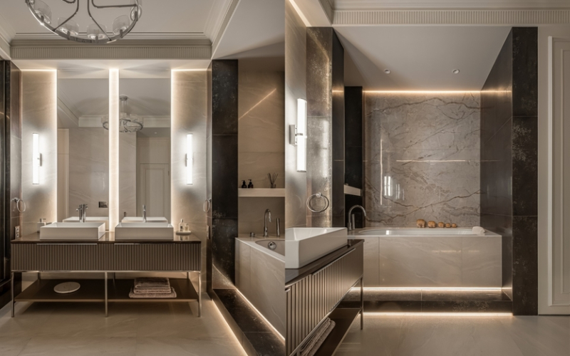 Современная классика с яркой харизмой: реновация квартиры для семьи из пяти человек