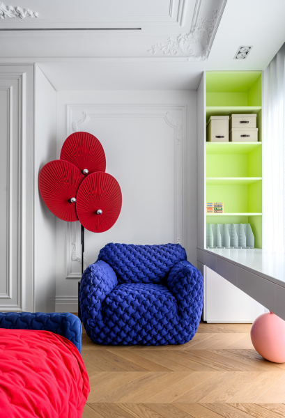 Уютный и романтичный интерьер с яркими акцентами