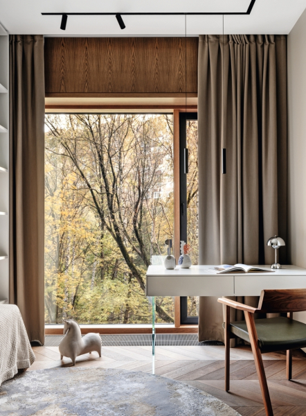 Гармония интерьера и вида за окном: квартира для семьи