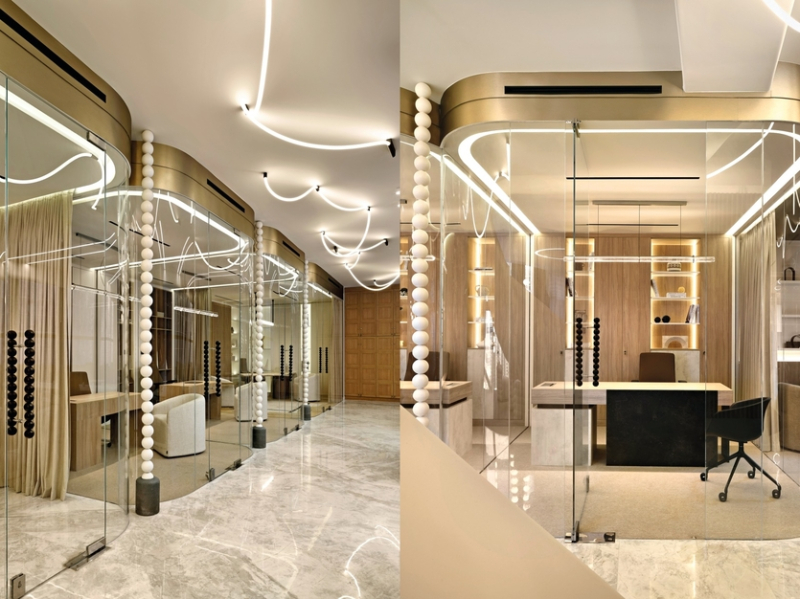 Уютная роскошь: офис для риелторской компании в Дубае