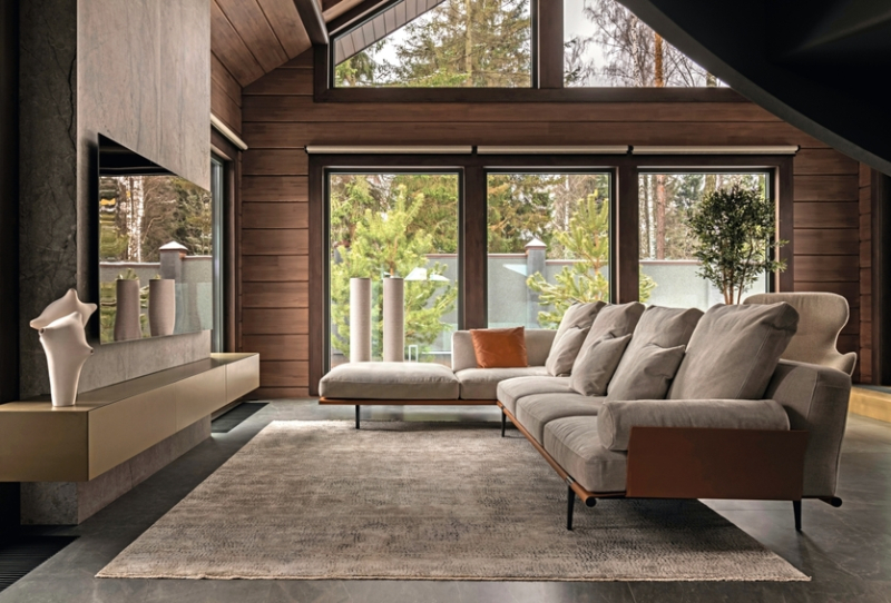 В единстве с природой: современный загородный дом для разных поколений семьи