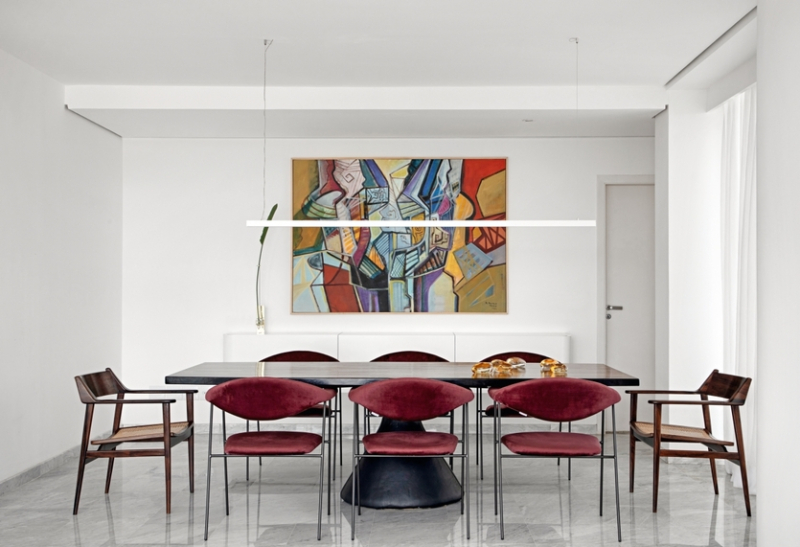 Интерьер вокруг культовой мебели: квартира в Сан-Паулу