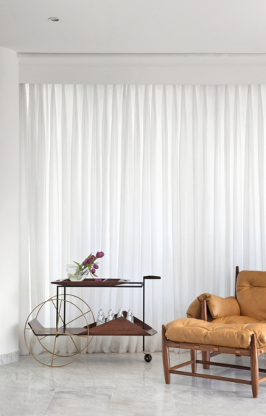 Интерьер вокруг культовой мебели: квартира в Сан-Паулу