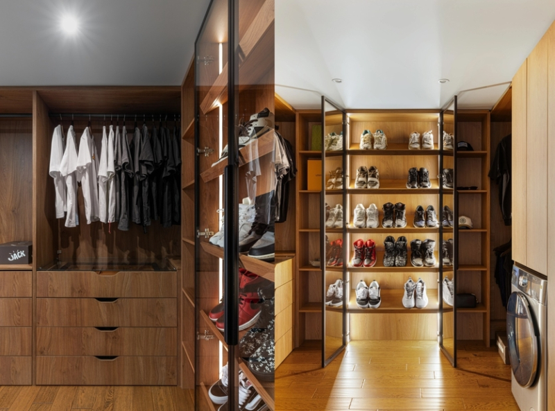 Из одноуровневого — в двухуровневый: уютный и функциональный интерьер пентхауса с азиатскими мотивами