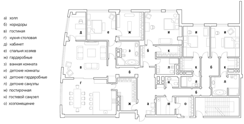 Лучше, чем модно: интерьер для семьи с тремя детьми