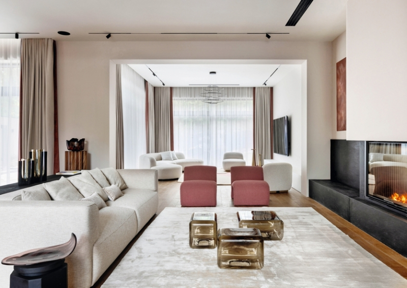 Тихая роскошь: современный загородный дом