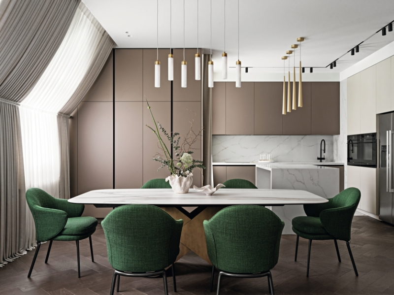 Минималистичный, но уютный: интерьер квартиры для семьи с двумя детьми