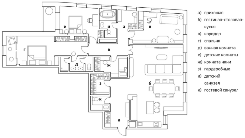 Минималистичный, но уютный: интерьер квартиры для семьи с двумя детьми