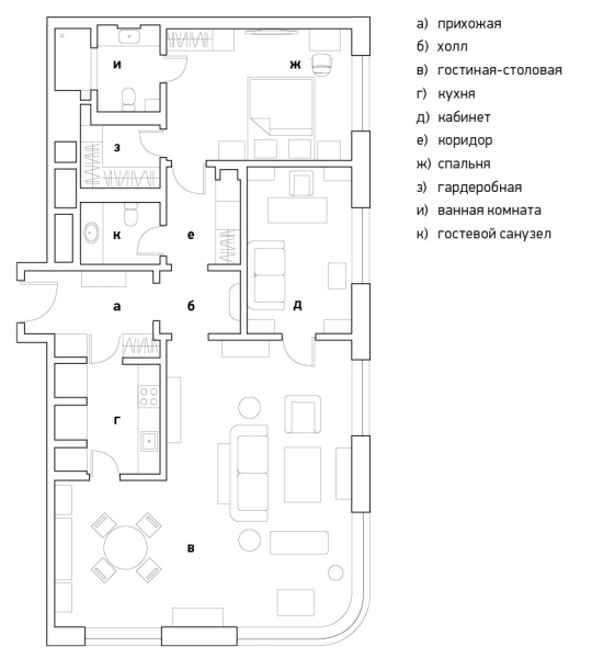 Антиквариат и авторская мебель: респектабельная квартира в центре Москвы