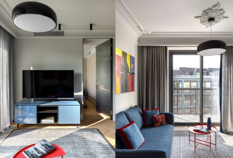 Элегантная эклектика в ритме Jazz: квартира для семьи