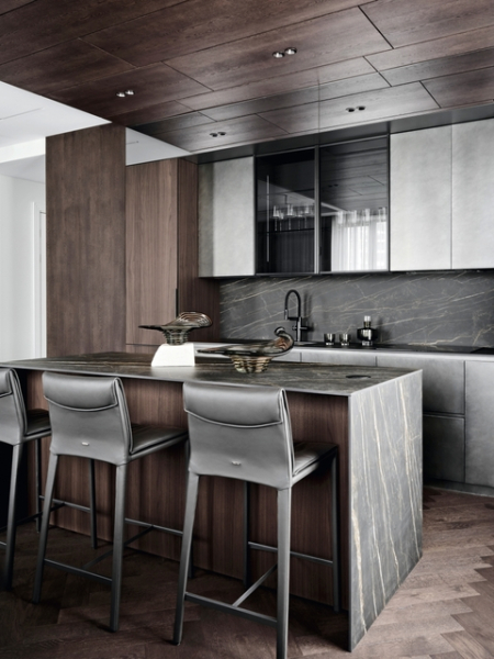 Расслабляющий интерьер в центре мегаполиса: квартира для семьи с детьми