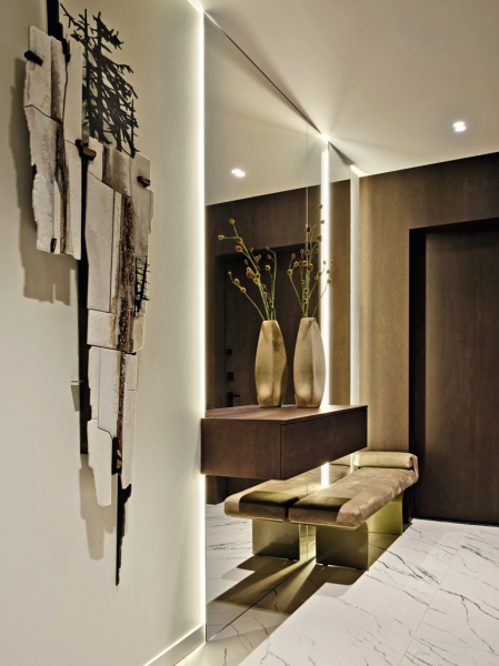 Расслабляющий интерьер в центре мегаполиса: квартира для семьи с детьми