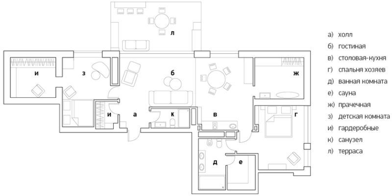 Квартира с атмосферой загородного дома на Красной Поляне