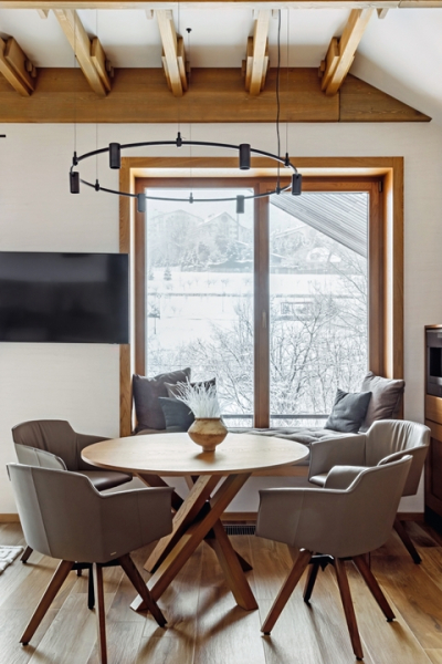 Квартира с атмосферой загородного дома на Красной Поляне