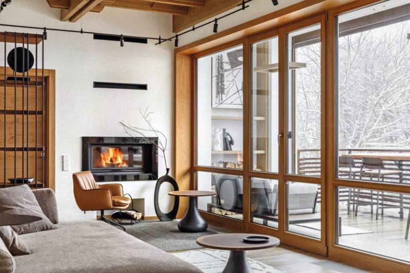 Квартира с атмосферой загородного дома на Красной Поляне