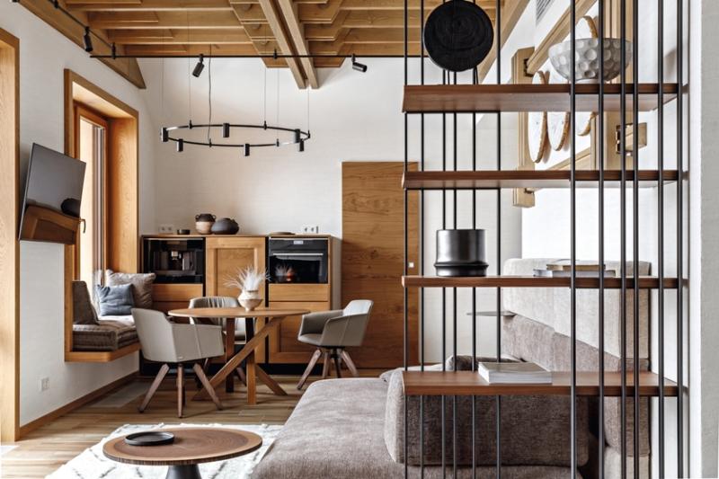 Квартира с атмосферой загородного дома на Красной Поляне