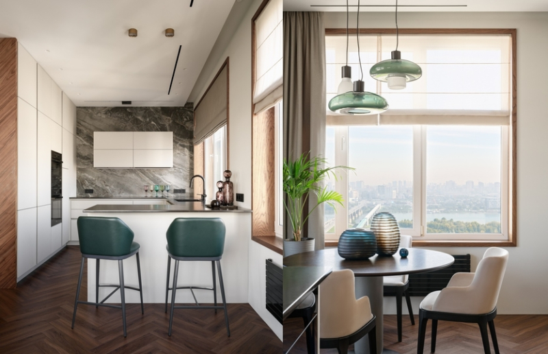 Панорамная квартира со спа-зоной и видом на Обь