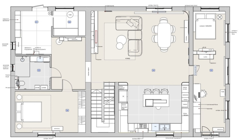 Современная классика с духом бунтарства: дом под Санкт-Петербургом