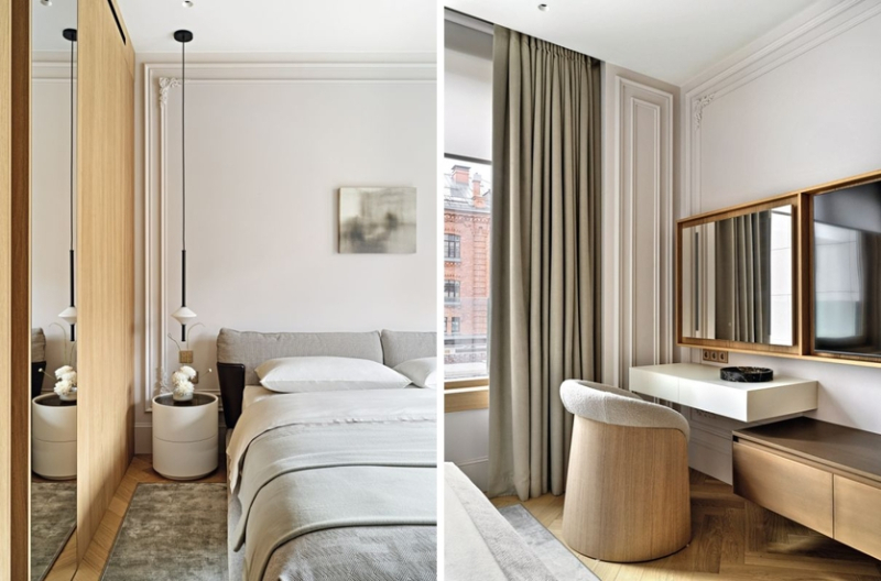 Элегантность вне времени: двухуровневая квартира в Москве