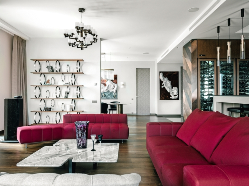 Квартира как загородный дом: современный интерьер для семьи