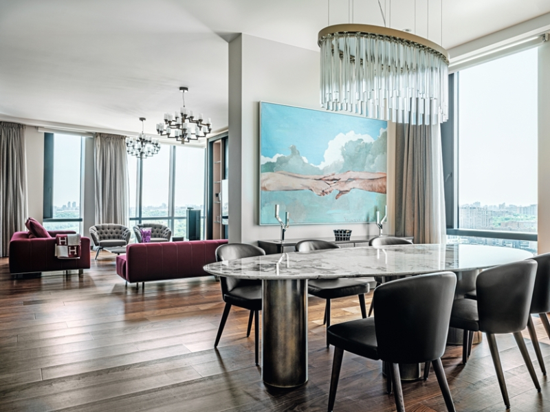 Квартира как загородный дом: современный интерьер для семьи