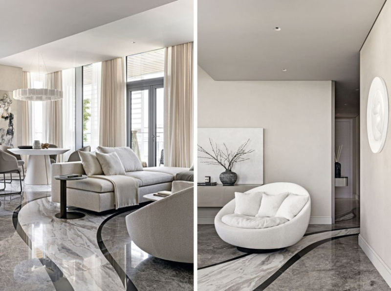 Прибрежный модерн: светлая семейная квартира в Дубае