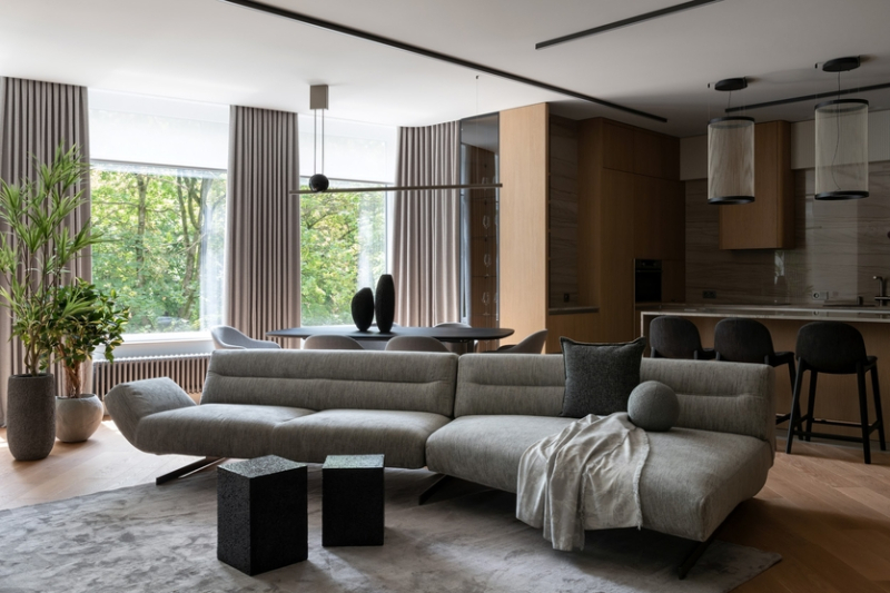 Современный минимализм с акцентом на тактильность