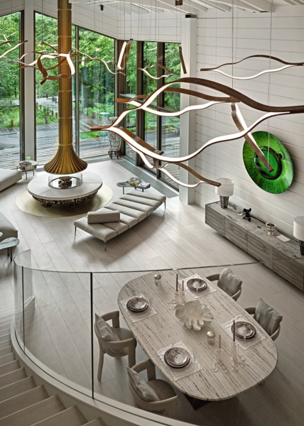 Светлый дом в гармонии с природой