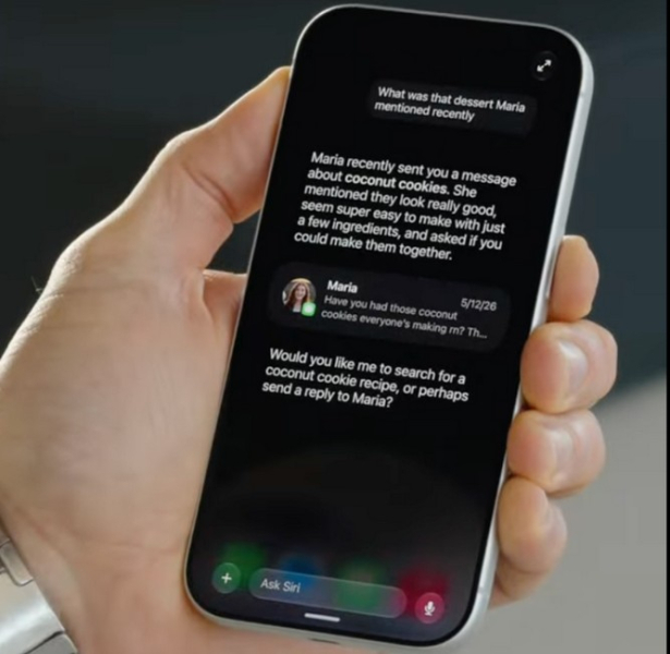 Apple представила новую Siri, снова — Siri AI поселилась на островке iPhone, работает с Google Gemini и умеет анализировать экран
