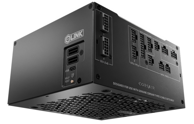 Corsair показала прозрачный блок питания HX1000i Shift Crystal